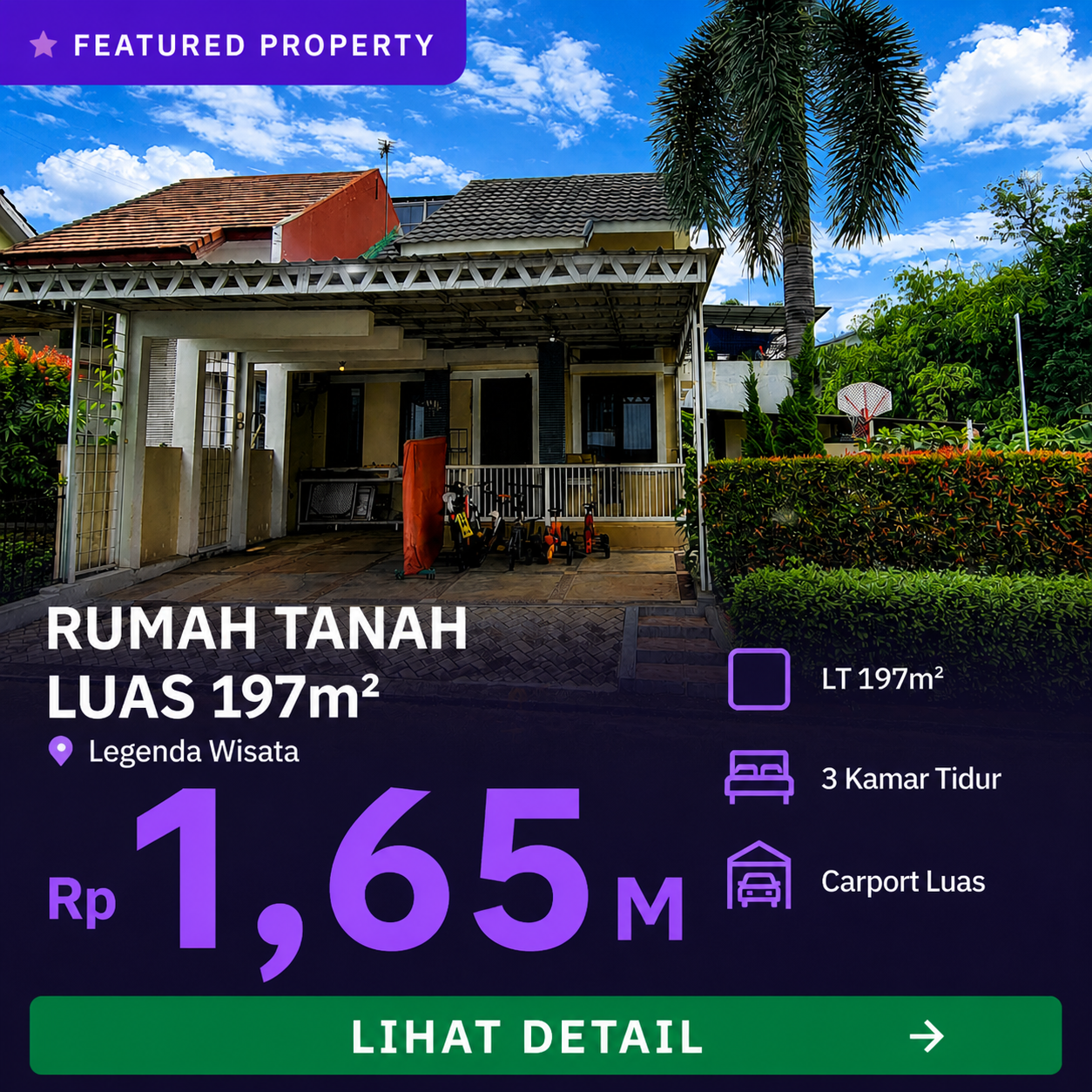 Iklan Rumah Legenda Wisata